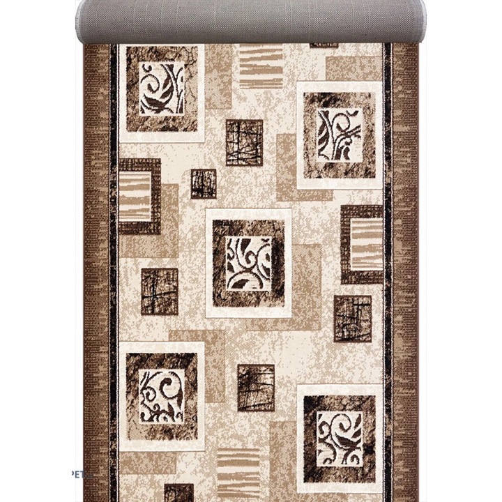 Futószőnyeg Moderna, Home Vista, Luna 1835, barna / bézs, 80x300 cm