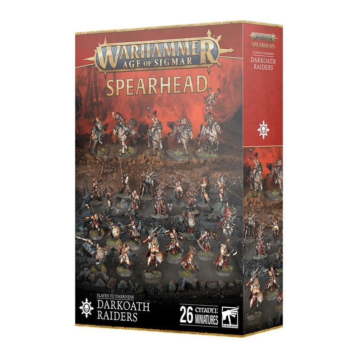 Warhammer Age of Sigmar Game Expansion Darkoath Raiders Spearhead Slaves To Darkness Games Workshop 291 части Сиво