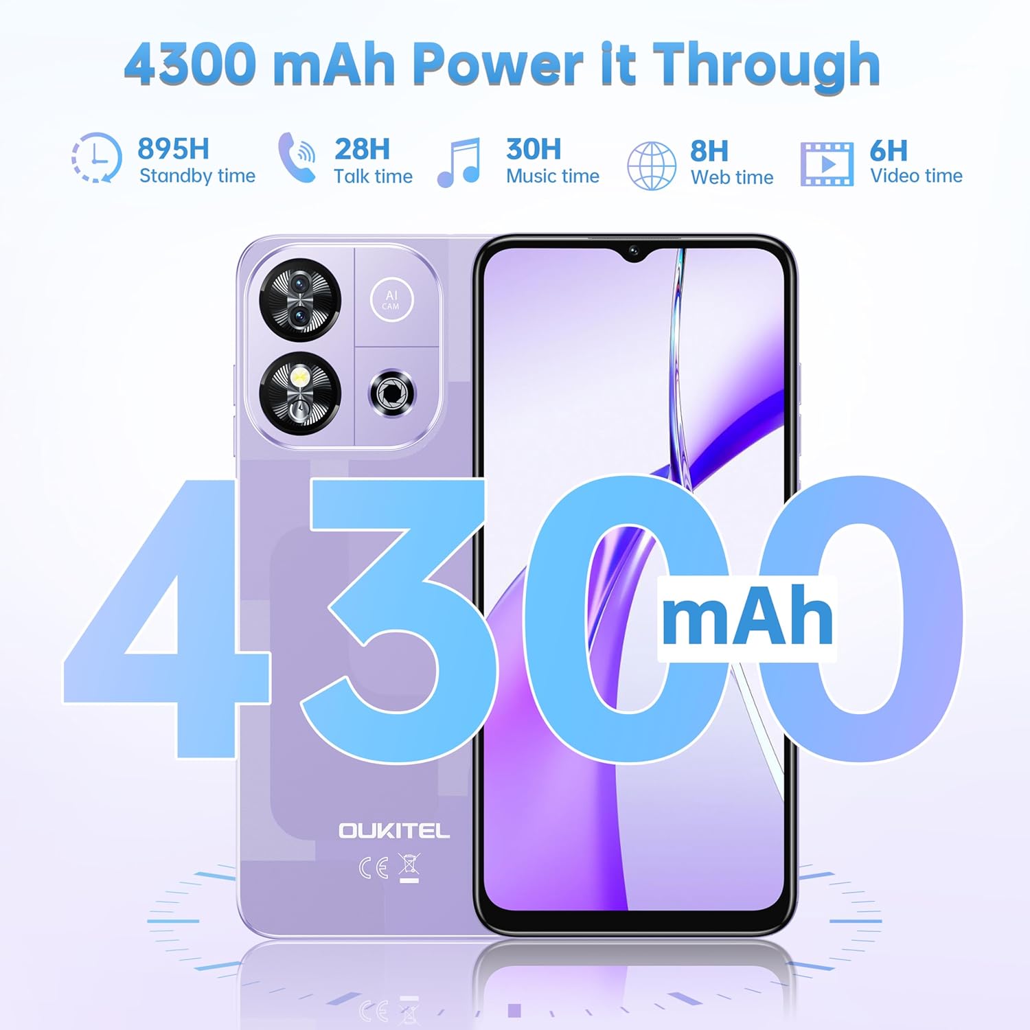 OUKITEL C57 S パープル Oukitel C57S Specs – OUKITEL Store