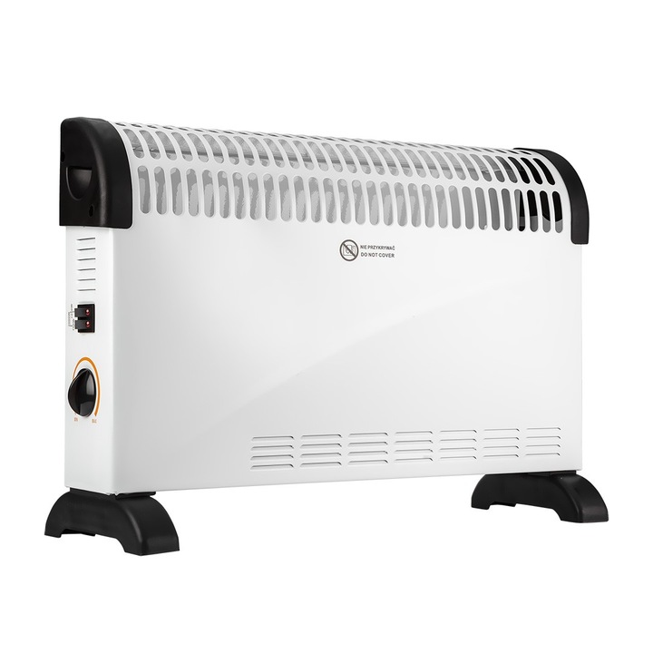 Convector electric NEO Tools, 2000W, termostat reglabil, 14x40x58.6cm