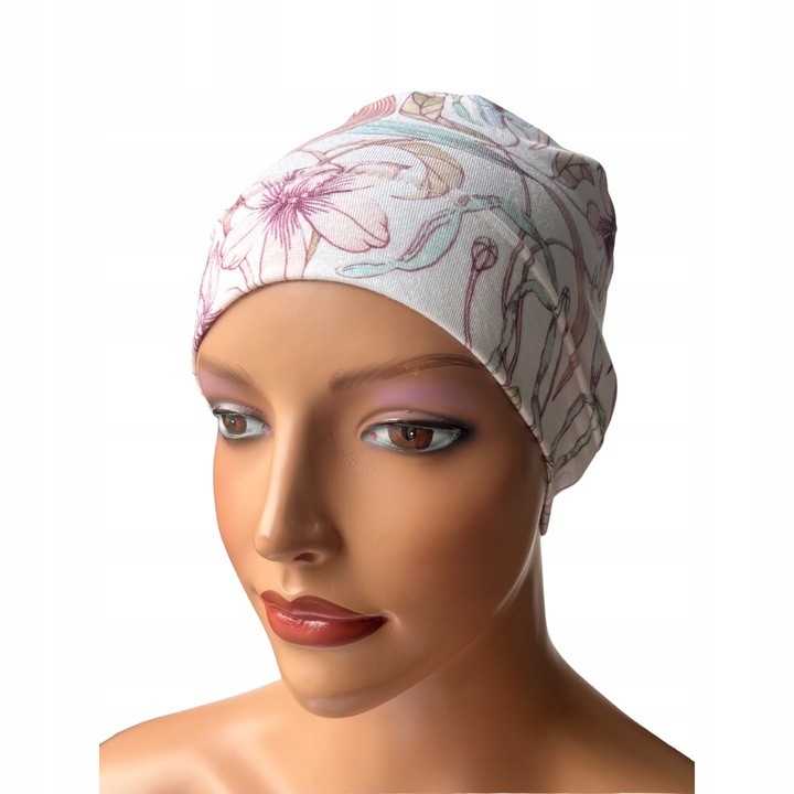 Turban dama, Bambus, 23-24 cm, Multicolor