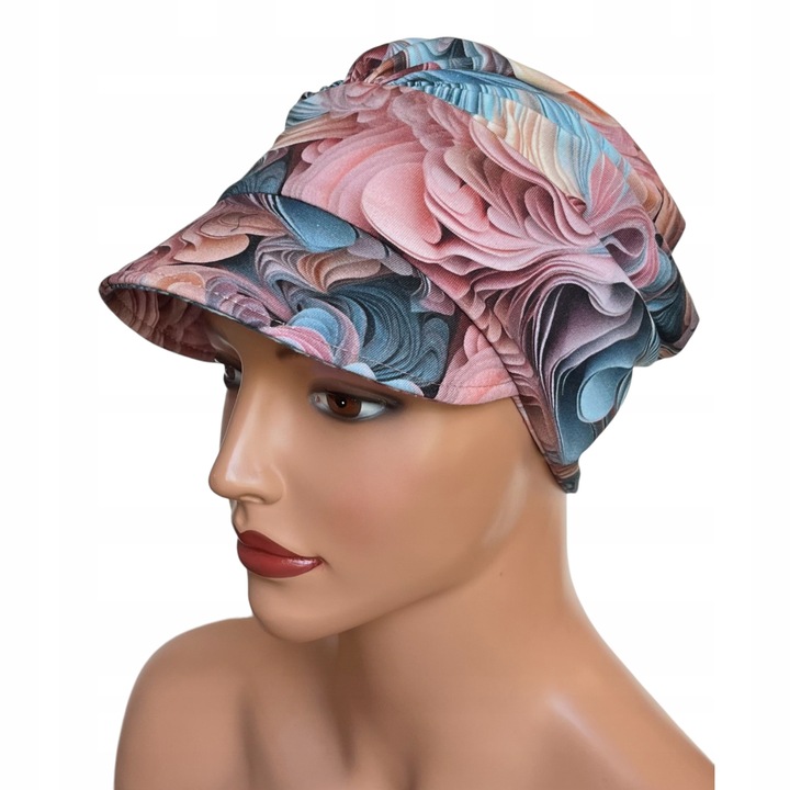 Дамски тюрбан Eva Design, вискоза, многоцветен