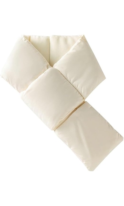 Női sál, puha és kényelmes, 90cmx12cm, fehér