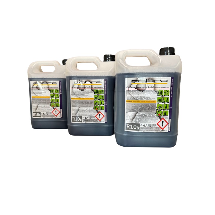 Комплект универсален препарат за под Cobra R10, аромат парфюм, 3 броя