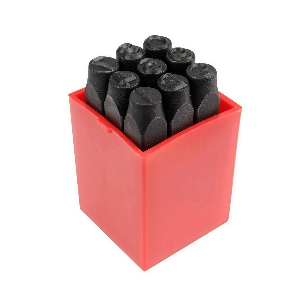 Set poansoane cifre, 9 buc, 8 mm, YATO YT-6855