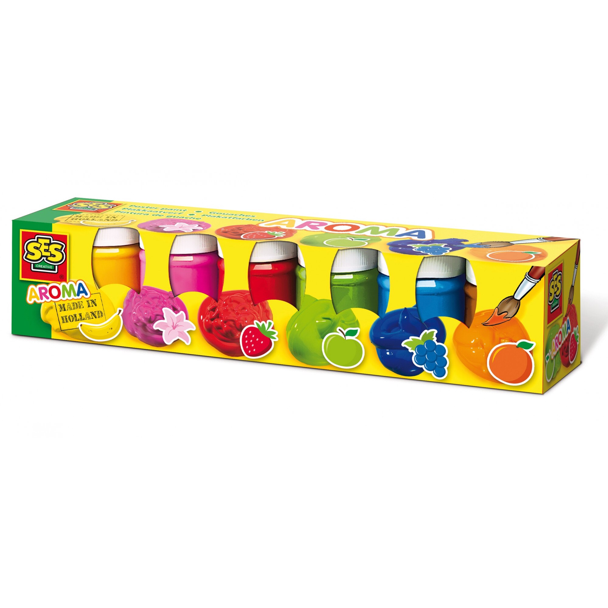 Set acuarele poster - SES Original - 6 culori cu parfum