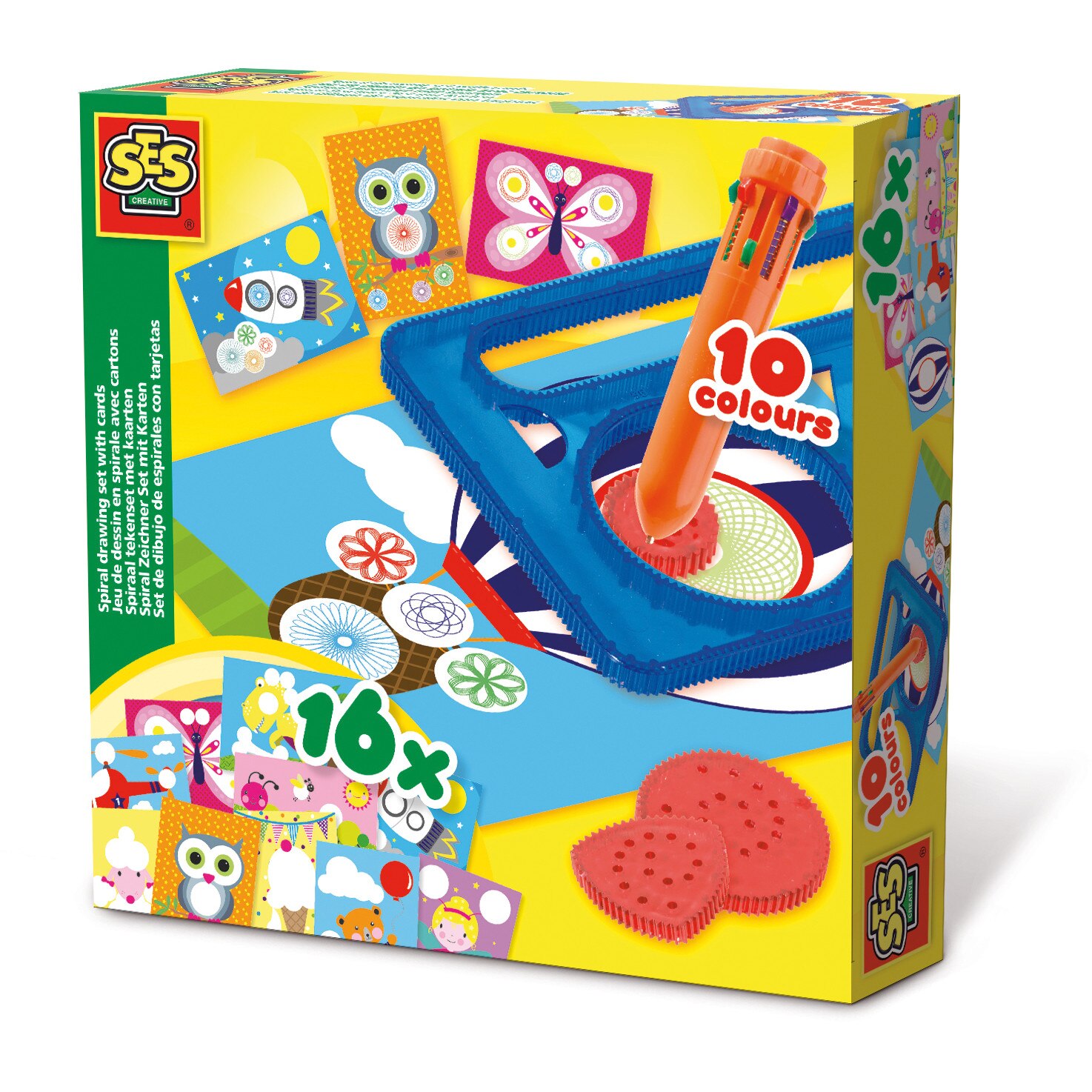 Set de desen cu spirale - SES Junior