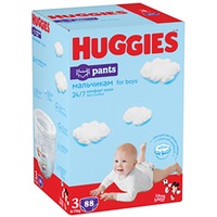 Scutece chilotel Huggies Virtual Pack 3, Boy, 6-11 kg, 88 buc