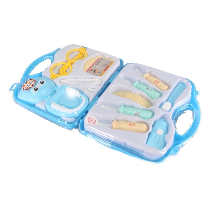 Set Accesorii copii, 21,5x5x19 cm, Albastru