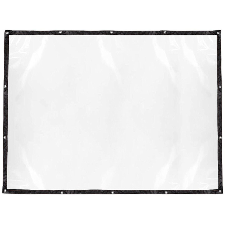 Panza transparenta impermeabila, 1.5x2m, material PE, cu sfoara, pentru protectia plantelor