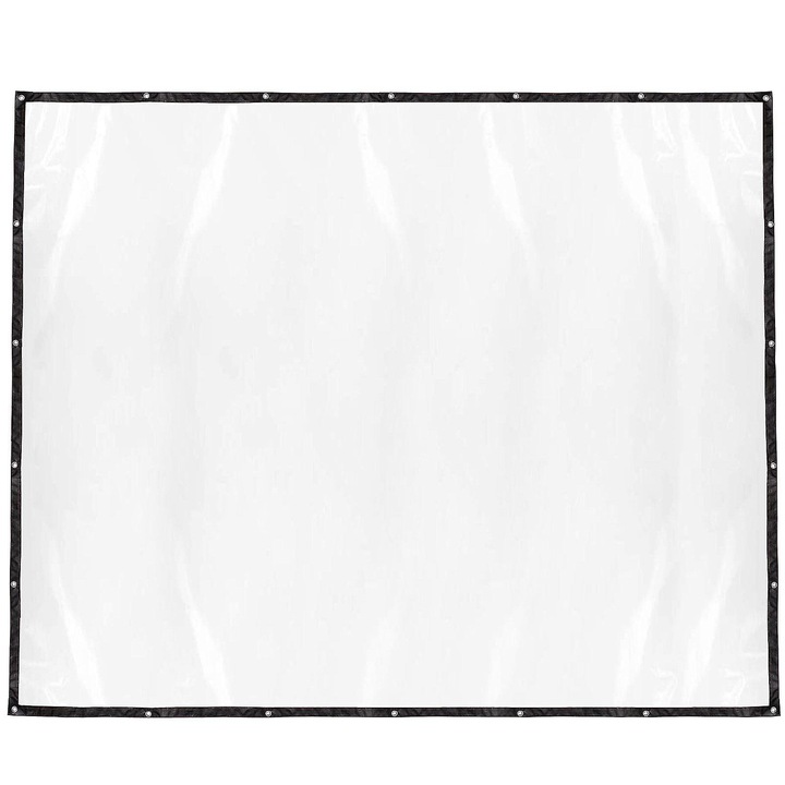Panza transparenta impermeabila, 2.5x3m, material PE, cu sfoara, pentru protectia plantelor