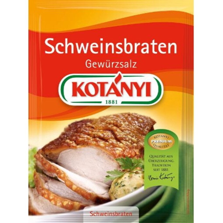 Amestec condimente Kotanyi pentru porc, 5 x 30 g