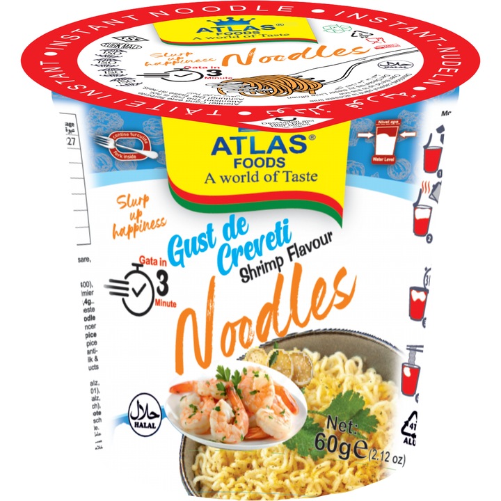 Atlas Fidea Instant Cup Gust de Creveti 60G