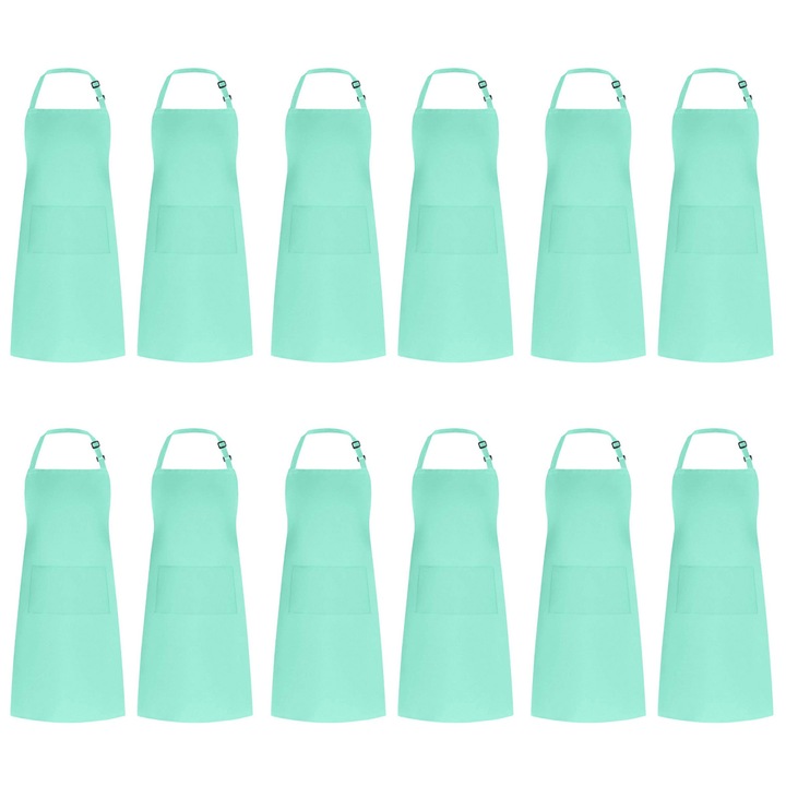 Set 12 sorturi bucatarie, Enforose, poliester, rezistent la pete, 89x67cm, multicolor