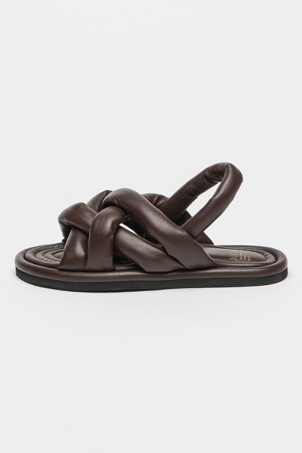 Bronx, Sandale de piele Har-Perr, Maro cognac, 39