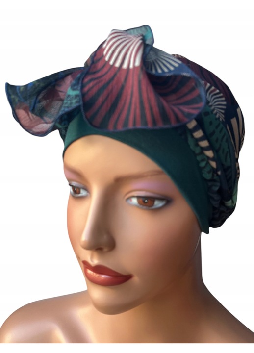 Turban dama Eva Design, fibre de bambus, multicolor, universal