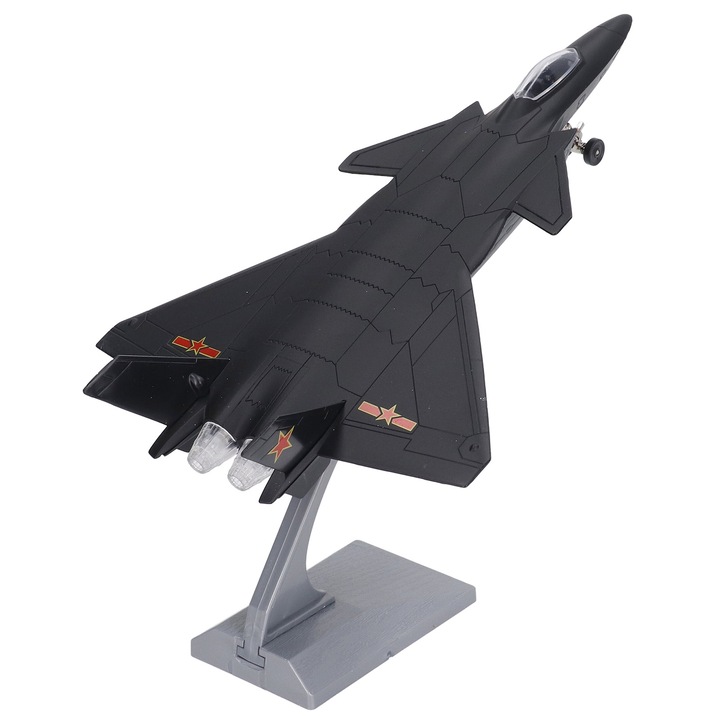 Боен модел с прибираща се функция, Longziming, звук и светлина, черен, 1:72
