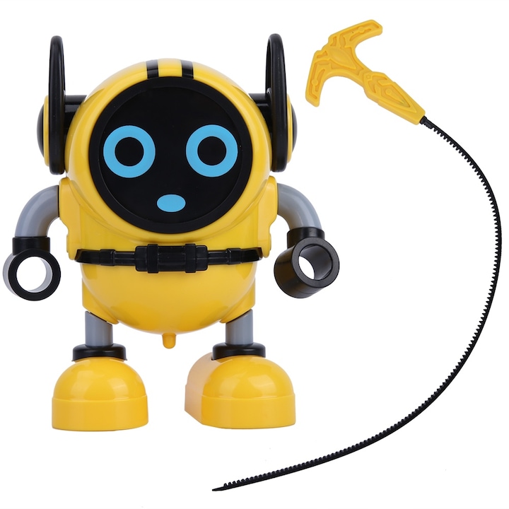 Играчка робот Fokelyi, R7 Kids Mini, жълт, 6+ години