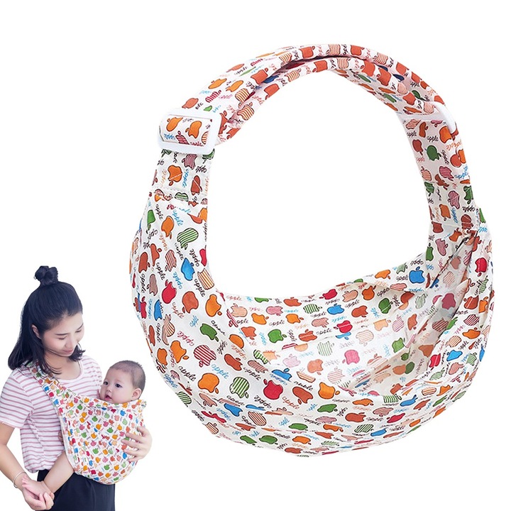 3D регулируем слинг за бебе с дебели презрамки за новородено