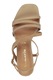 Tamaris, Vastag sarkú pántos bőrszandál, Bézs