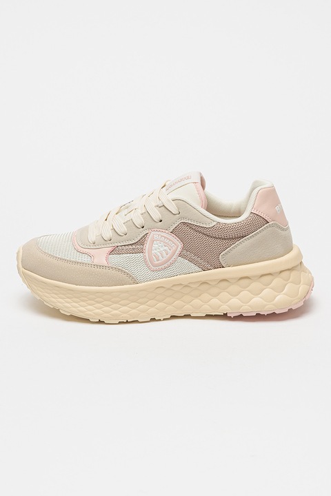 Blauer, Lynn colorblock dizájnú sneaker, Halvány rózsaszín/Krémszín