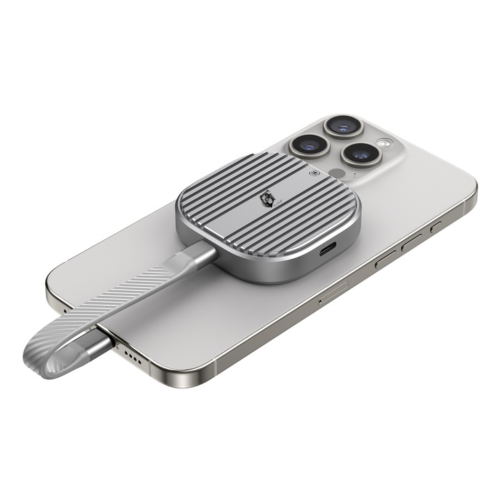 Магнитен калъф A.Shield Rack, за M.2 2230 NVMe SSD, съвместим с MagSafe за ProRes заснемане на iPhone 15/16 Pro/Max, Android, игрална конзола, поддръжка до 2TB, издръжлив дизайн