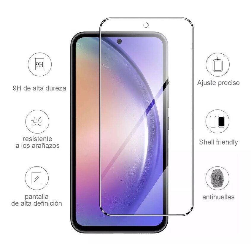 Set 2 Folii Protectie Sticla Temperata + 2 Folii Protectie Obiectiv pentru Samsung Galaxy A55 5G, 9H, Clar