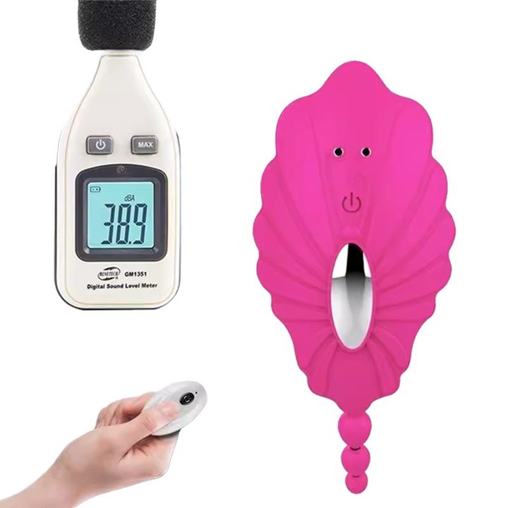 Hordozható vibrátor, rózsaszín, 10 intenzitási fokozat, vízálló, 10,7x4,8 cm, készlet tápkábellel és kézikönyvvel