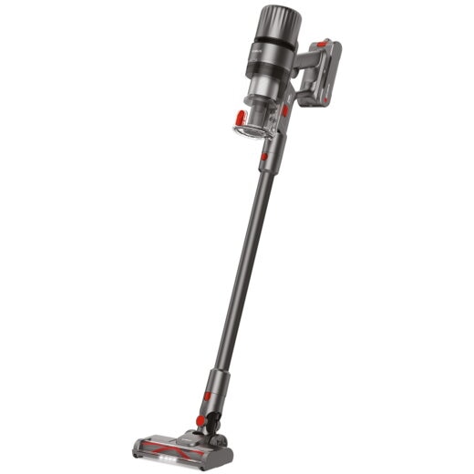 Aspirator vertical fara fir 2 in 1 Samus Storm Air Force, 2 trepte de putere (Eco / Turbo), Putere de aspirare max. 24 kPa (90 W), Recipient colectare 650 ml, Gri