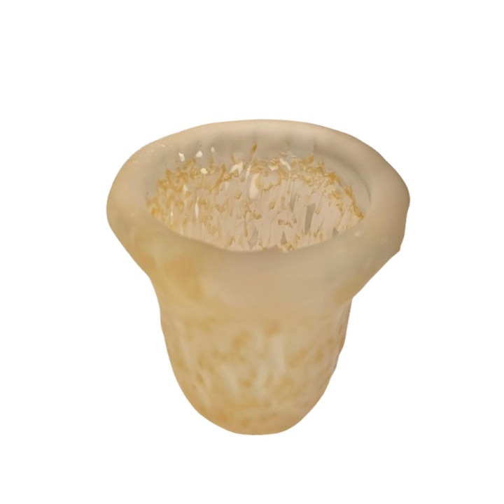 Abajur Mic din Sticla Groasa, Diametrul 62mm, Inaltime 65mm, Finisaj Mat Multicolor, Orificiu 10mm Atasament pentru priza G4 ESTO