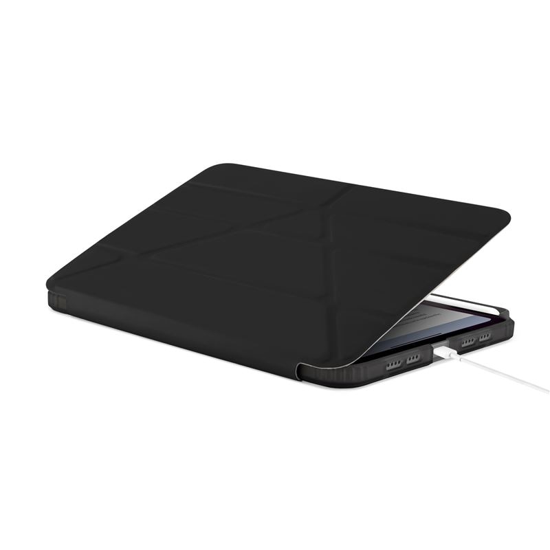 Husa Pipetto Origami No3 compatibila cu iPad Mini 6 2021 / 7 2024 Black