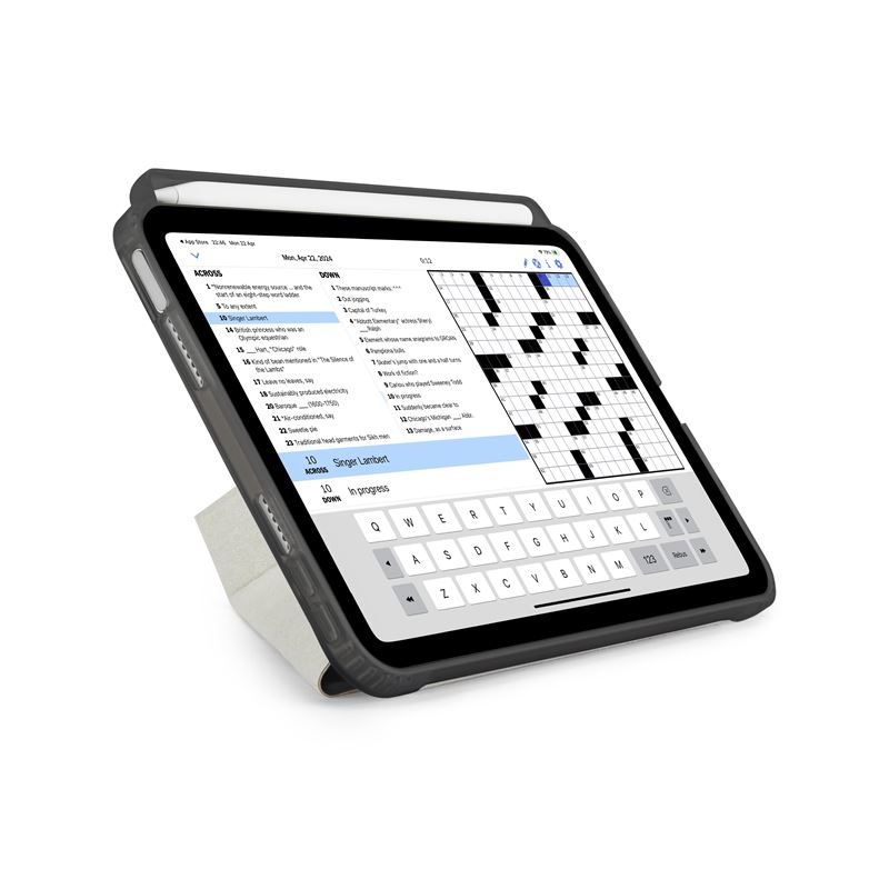Husa Pipetto Origami No3 compatibila cu iPad Mini 6 2021 / 7 2024 Black