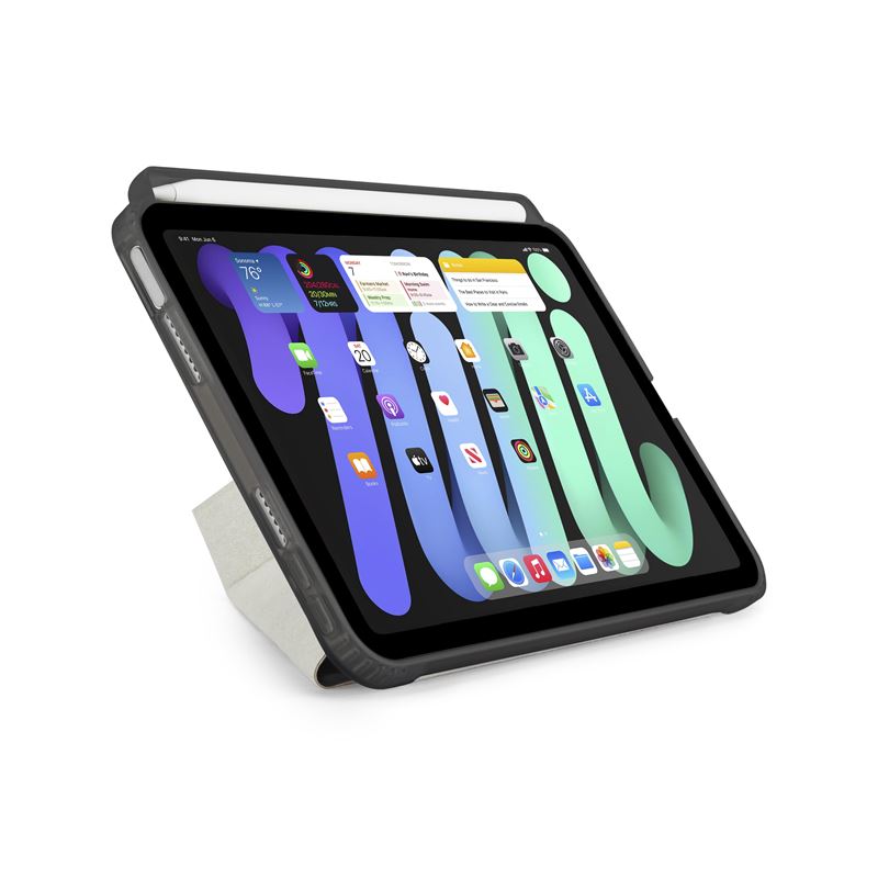 Husa Pipetto Origami No3 compatibila cu iPad Mini 6 2021 / 7 2024 Black