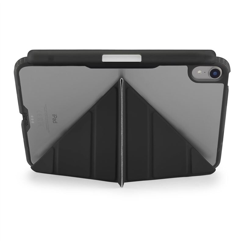 Husa Pipetto Origami No3 compatibila cu iPad Mini 6 2021 / 7 2024 Black