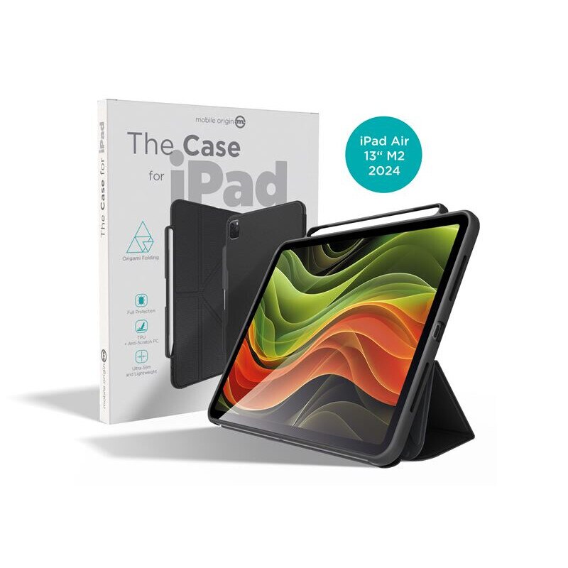 Husa Mobile Origin The Case compatibila cu iPad Air 13 2024 Black