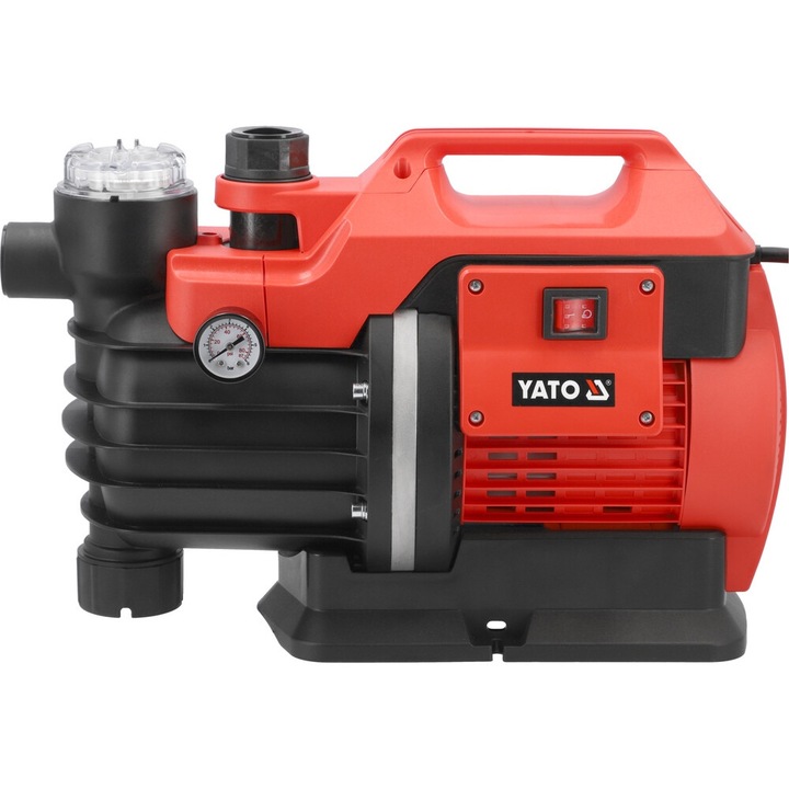 YATO Pompa de gradina cu filtru 1300 W, 5.3 bar, 53 m, 83.3 l/min, carcasa plastic, monofazata