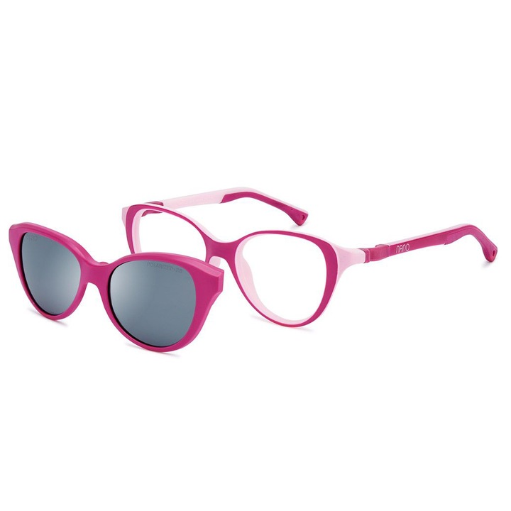 Rame Ochelari De Vedere cu Clip On polarizat Fete Nano Vista NAO3120148SC, Cauciuc, 48 mm