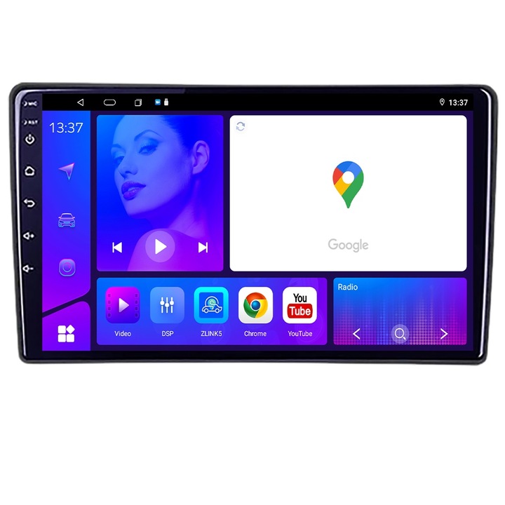 Специализирана универсална 2din-2 NAVTEC Android навигация 720P екран Octa Core 8+128 Carplay Android auto v1