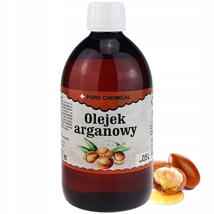 Ulei de Argan, Chosa, Pure Natural, 500ml, Fara Aditivi, Nerafinat, Hidrateaza si hraneste pielea, Actiune anti-imbatranire, Regenereaza parul, Intareste unghiile, Nu infunda porii, Previne vergeturile pielii