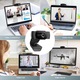 1080P уеб камера с микрофон, автоматична корекция на светлината, plug and play, USB 2.0