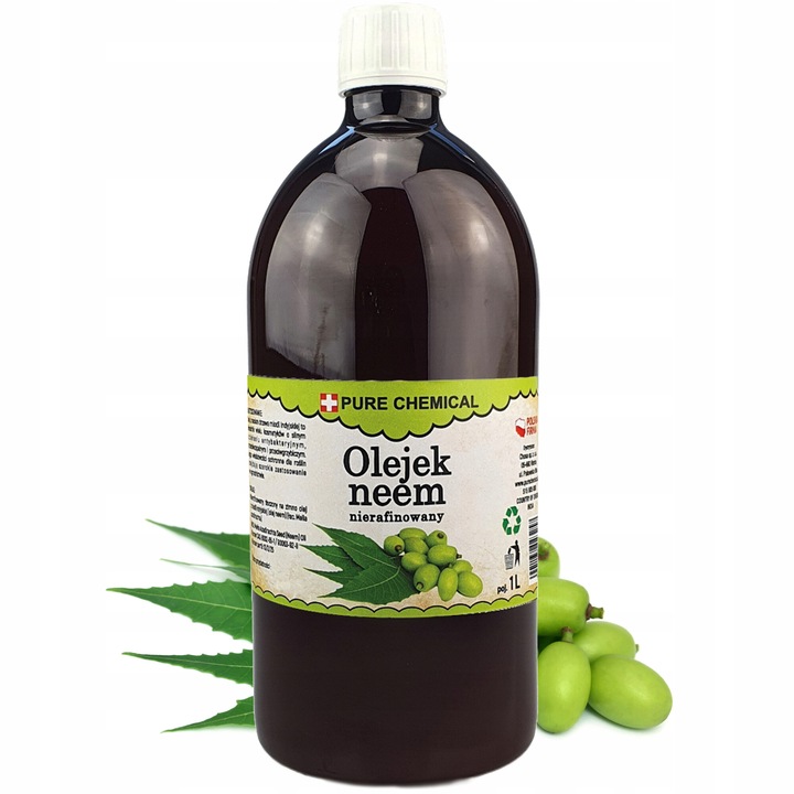 Ulei de Neem, Chosa, Pure Natural, 1000ml, Fara Aditivi, Nutritiv, Regenereaza pielea, Versatil pentru corp, par si plante, Hidrateaza pielea, Confera parului stralucire si catifelare, Intareste unghiile, Previne ruperea unghiilor