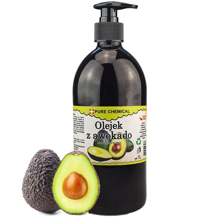 Avokádó olaj, natúr, finomítatlan, hidegen sajtolt, adagolós, 1000ml