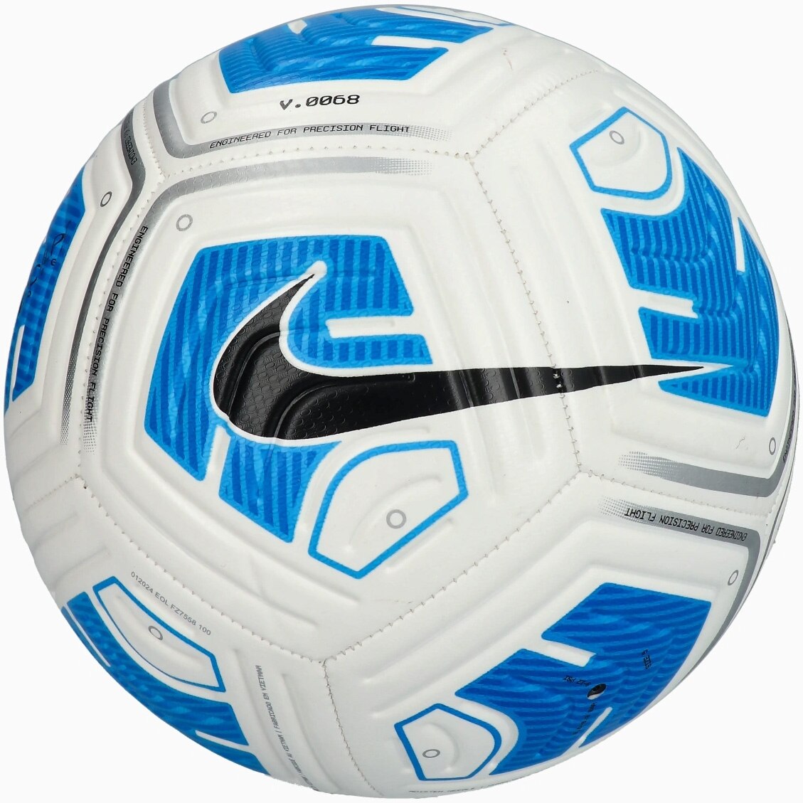 Minge fotbal Nike Streak team, FA24, marimea 5, alb/albastru