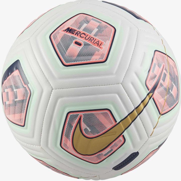 Minge fotbal Mercurial Dream speed, marimea 5, alb/roz