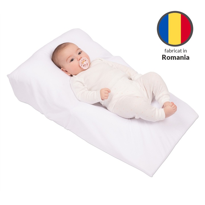 Perna antireflux ajustabila Babylounger Kidizi®, include perna impotriva plagiocefaliei si suport anticolici, husa detasabila din bumbac