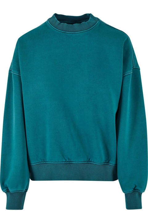 Urban Classics női kapucnis pulóver, vízzöld, Víz zöld