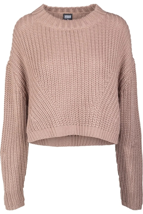 Urban Classics női kapucnis pulóver, Taupe, Tópbarna