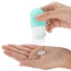 Sticla portabila pentru calatorii 37ML, material siliconic, verde