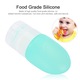 Sticla portabila pentru calatorii 37ML, material siliconic, verde