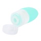 Sticla portabila pentru calatorii 37ML, material siliconic, verde